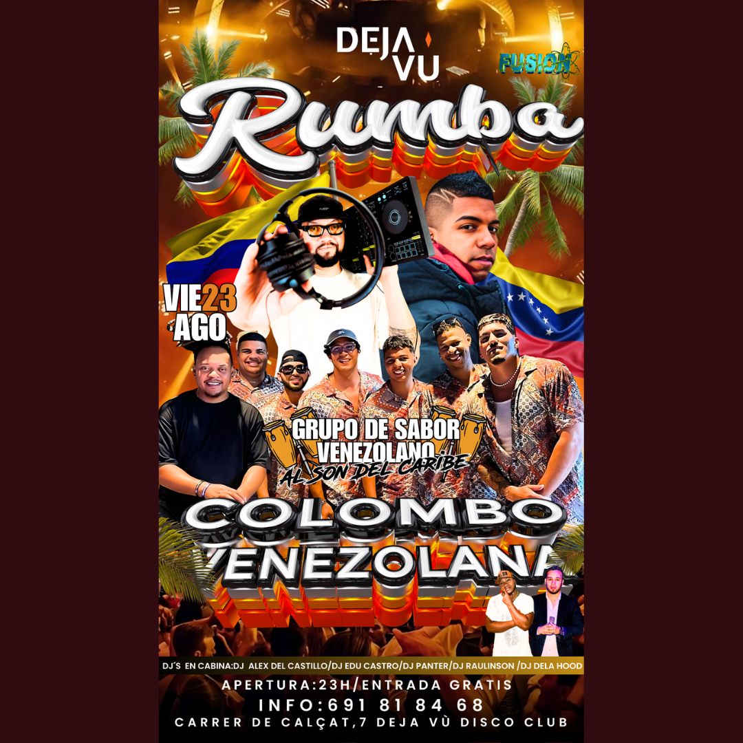 fiestas latinas en Mallorca - DEJA VÚ Disco club
