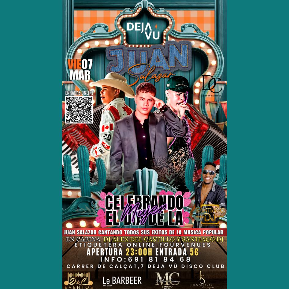 Juan Salazar en concierto en DEJA VÚ Mallorca