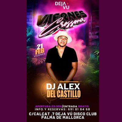 viernes latino crososver en DEJA VÚ, discoteca latina Mallorca