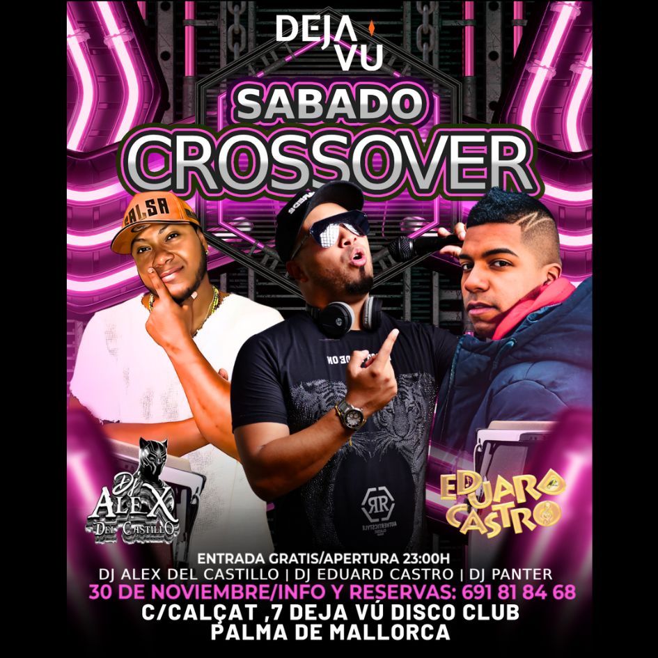 discoteca latina en Palma , Sabado crossover