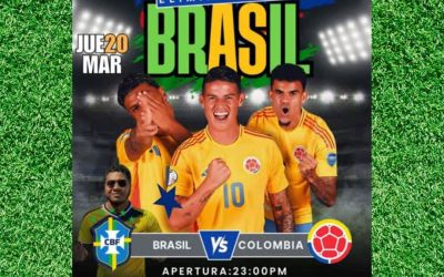 Partido Brasil vs Colombia en DEJA VÚ