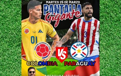 Partido Colombia vs Paraguay en DEJA VÚ