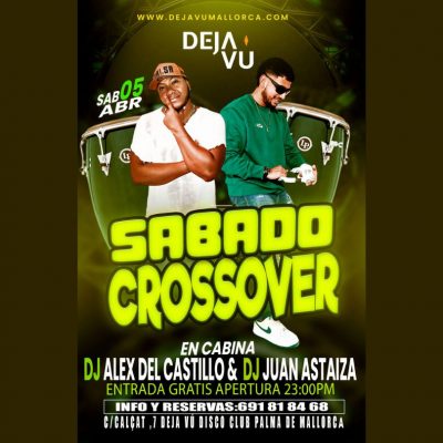 sabado crossover latino, discoteca latina en Mallorca